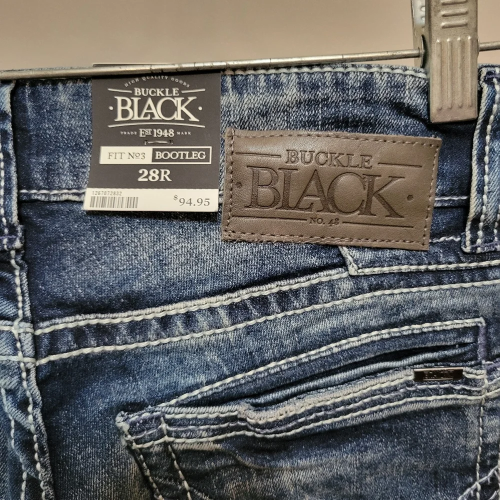 BUCKLE BLACK Men's bootleg Jean - Picture 5 of 5